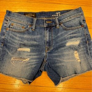 J. Crew Indigo  distressed Denim
